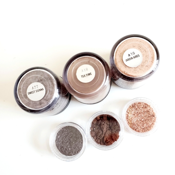 MAC Pigments Samples Set Sweet Sienna Tea Jardin - Picture 3 of 3